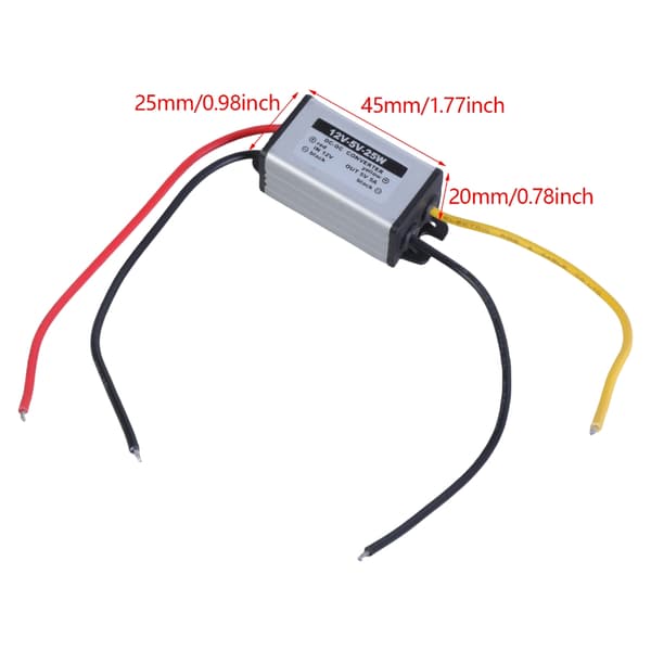 12V til 5V 5A 25W Buck Model Konvertere Step Down Model Strøm Konvertere