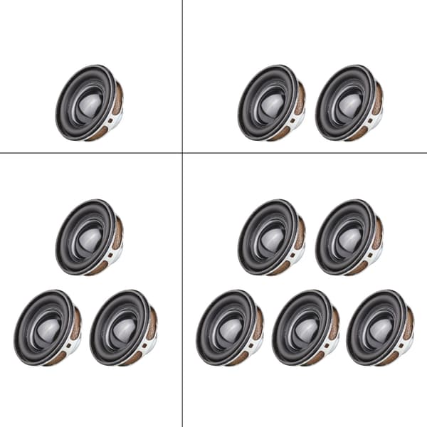 3W 4Ohm Højttaler 1.5Tommer Rund Form Højttaler Bluetooth-Kompatibel null - 1pc