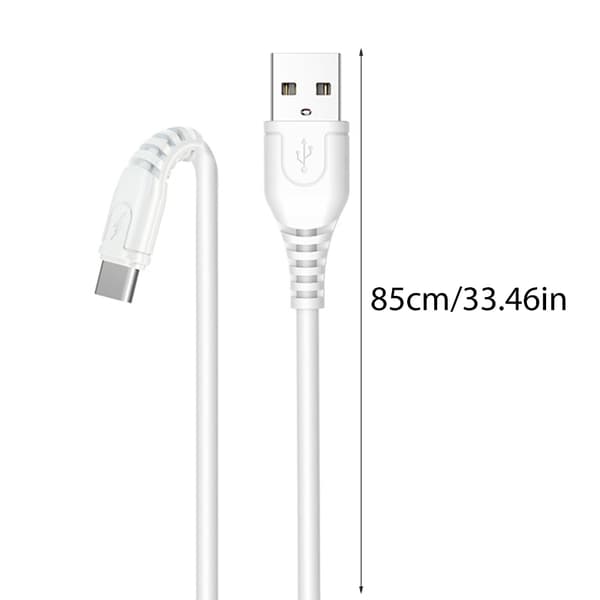 Effektiv USB-kabel Typ C till USB A 2A Laddnings- och Datakabel 100cm Micro USB