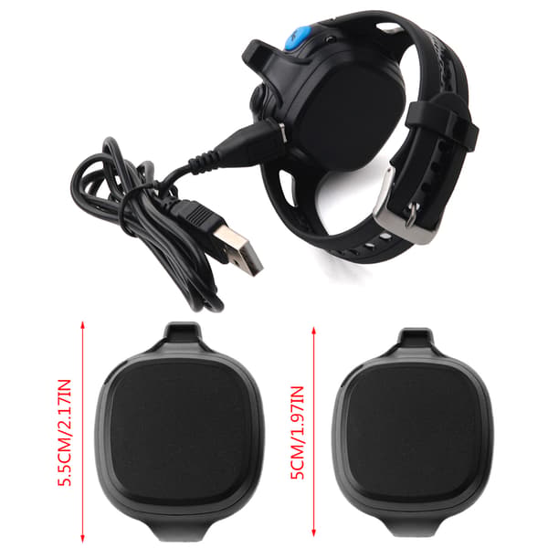 Ur Oplader Holder Beslag til Forerunner 10/15 Opladningsstrømadapter Black S