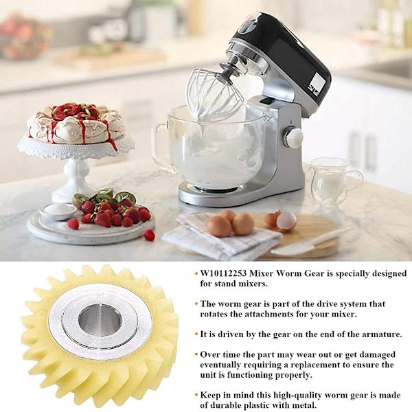 4162897 för Turbine W10112253 Mixer Maskinväxeldelar 4161531 4169830 1206513 AH1491159 EA1491159 för KitchenAid