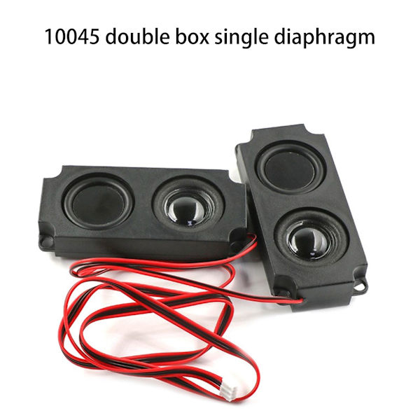Kvadratiska Högtalare Bas Woofer Ljud Högtalarsystem 100x45mm Bärbara Horn