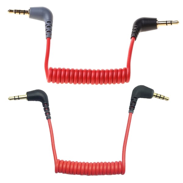 Erstatnings 3,5 mm TRS til 3,5 mm TRRS adapterkabel for RODE SC7 SC2 av Video MIC B