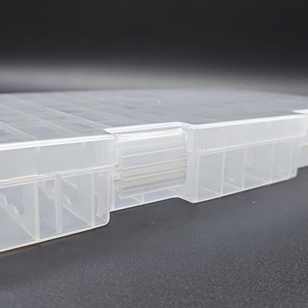 Batteriopbevaringsboks til 60 AA 40 3A Batterier Container Letvægtsdesign