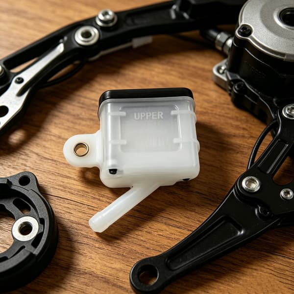 ABS Motorcykel Bromsvätskebehållare Liten Storlek Lättviktsdesign null - Transparent small 
