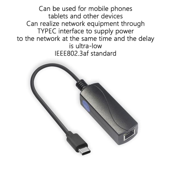 USB C - Ethernet -sovitin Internet-sovitin 10/100 Mbps:n nopeudella puhelimille ja tableteille
