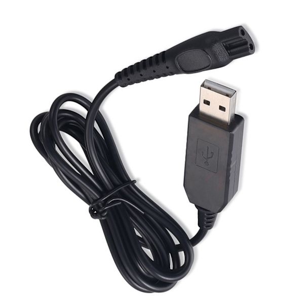 Elektrisk Rakapparat Skäggtrimmer Adapter Strömförsörjning Laddningskabel 15V AC-adapter