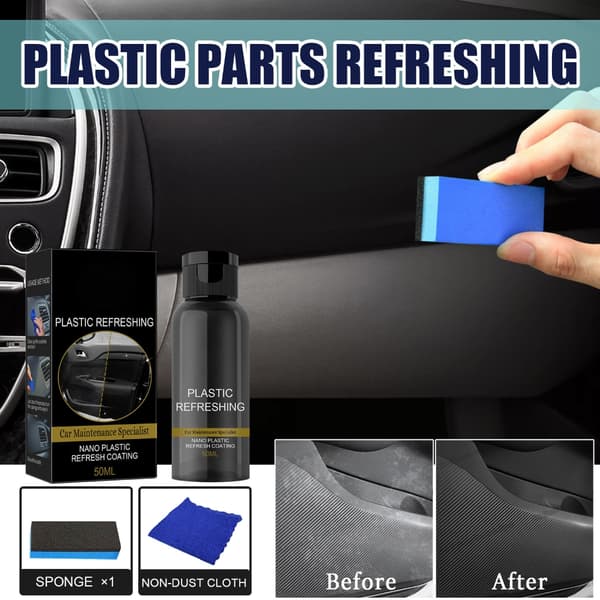 Plastikdele - Renoveringsmiddel til bilens ydre, restaurering af plastikdele null - 50