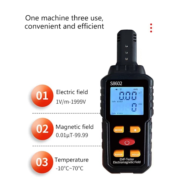 Nukleär Strålning Radioaktiv Detektormätare Beta Gamma Datatestare Dosimeter