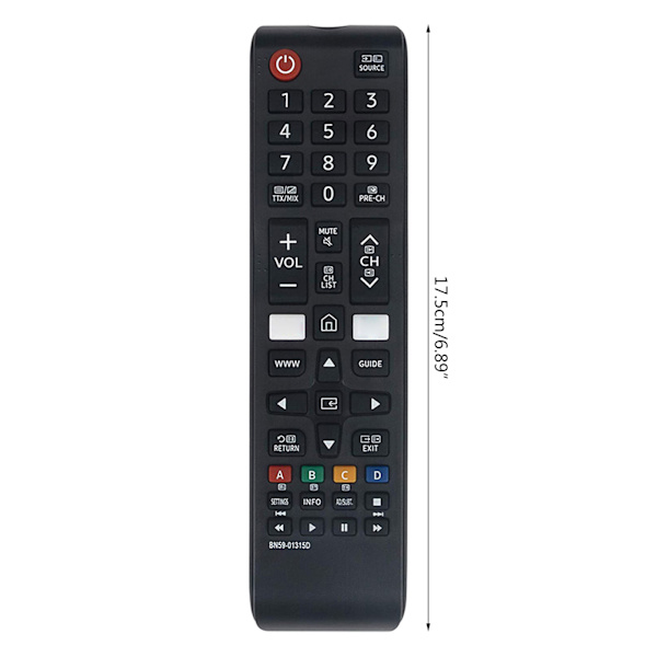 Ersättningsfjärrkontroll BN59-01315B för UE50RU7170U UE50RU7172U UE50RU7175U UE43RU7105 HDR LCD för Smart TV