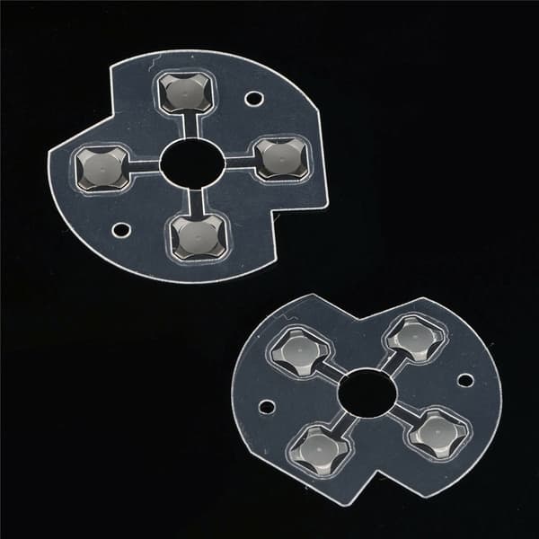 Pakke med 10 erstatninger for One Controller D Pad-knapp metallkuppelfilm
