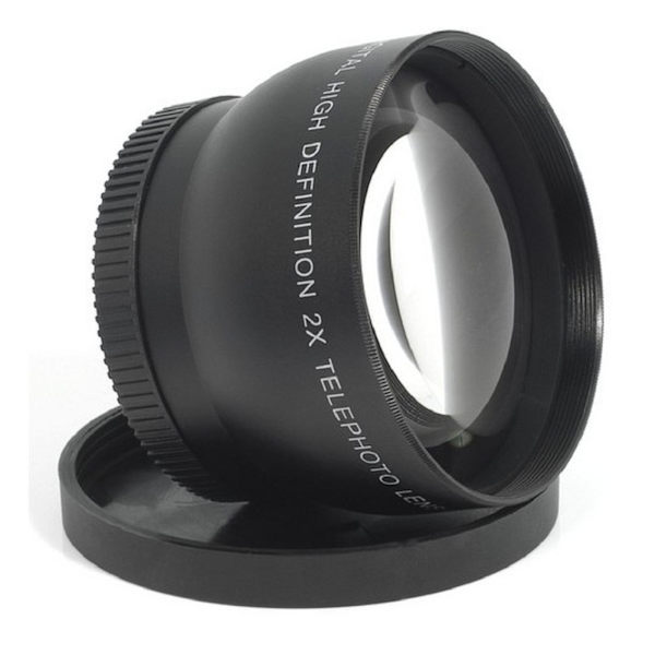 Professionell 2.0x High-Definition Makroobjektiv 52mm Telekonverter Teleobjektiv