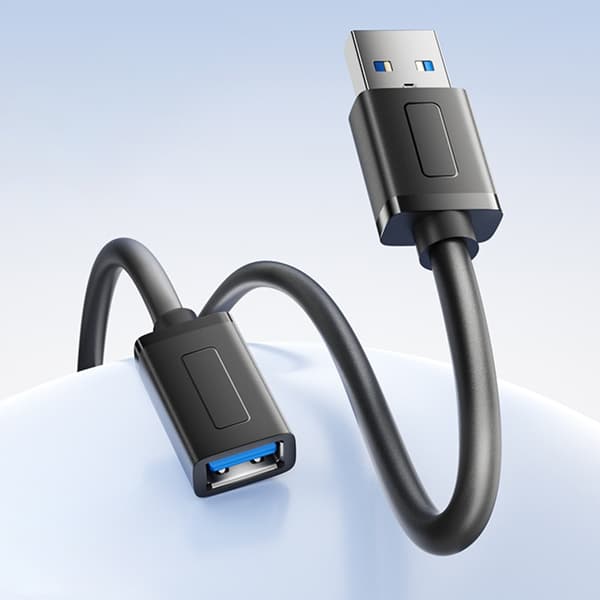 USB3.0 forlængerkabel han til hun dataoverførsel til mus, tilbehør til bærbar computer 50cm - 127