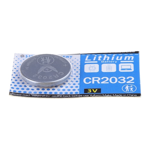1 st CR2032 CR 2032 Knappcells Batteri för Kalkylator Vågskala Fjärrkontroll Klocka 3V