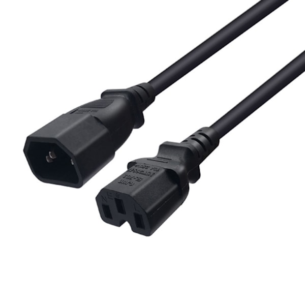 C14 till C15 Förlängningskabel IEC320 C14 Han till C15 Hon Adaptrar