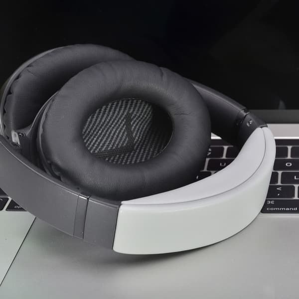 Erstatnings øreputer hodebøyle for QC45 QC35 hodetelefoner øreputer ørepute Green
