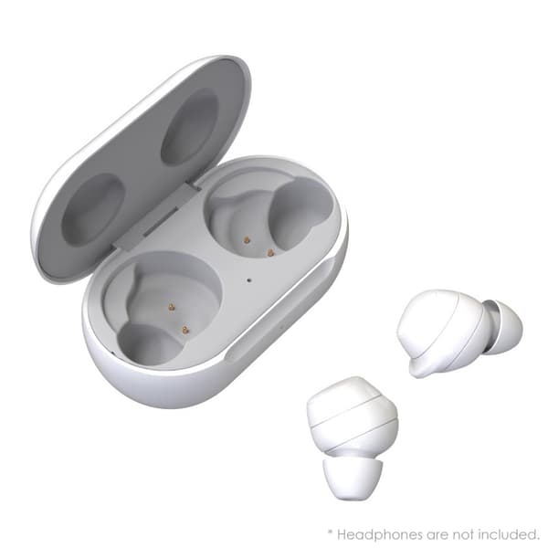 Erstatningsoplader til etui, vugge, dock, bæretaske til Galaxy Buds White
