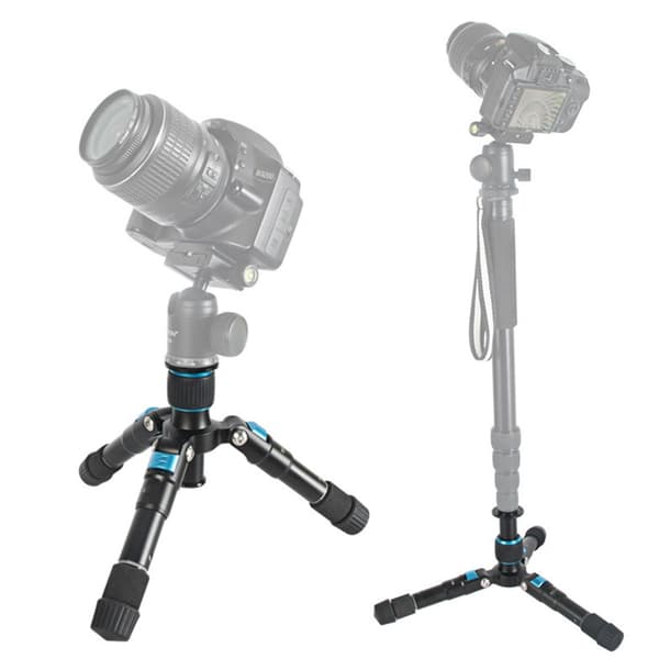 Professionelt Mini Kamerastativ Kompakt Foldbart Tripod Til Rejsefotografering