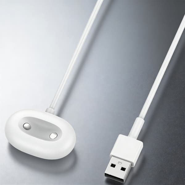 USB magnetisk opladerkabel til strømoverførsel til bærbar enhed White