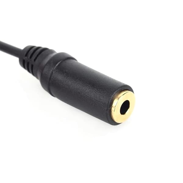 Opgrader stereo-lydkabel Mini USB til 3,5 mm mikrofonadapter til 4