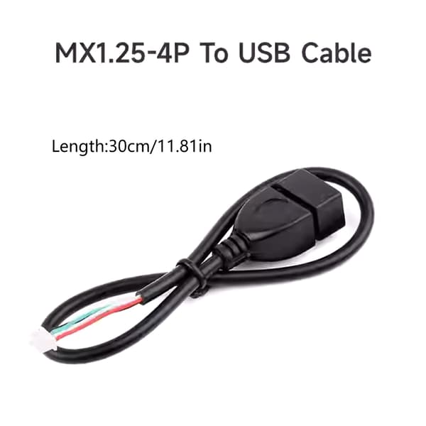 USB till 4Pin MX1.25 Strömadapterkabel Effektiv Dataöverföring Praktisk