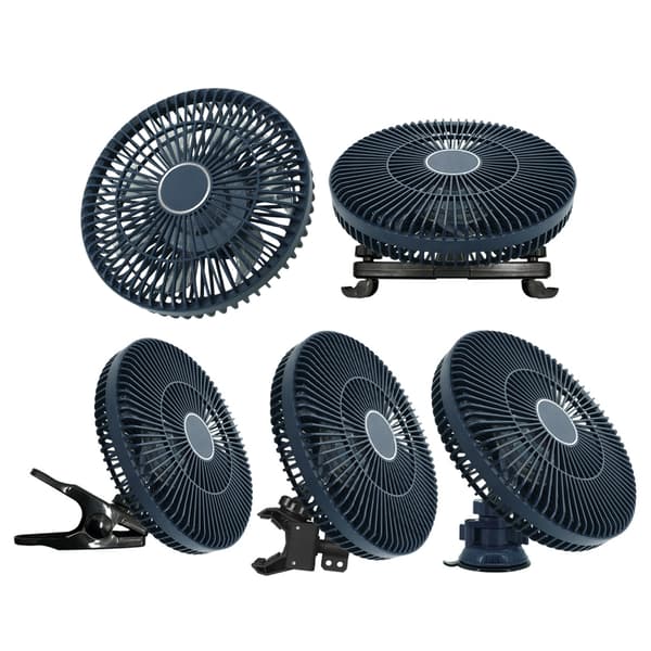 Universal elektrisk køleventilator til køretøjer med variabel hastighedskontrol Bærbar luftcirkulationsventilator til biler og lastbiler null - Chair back