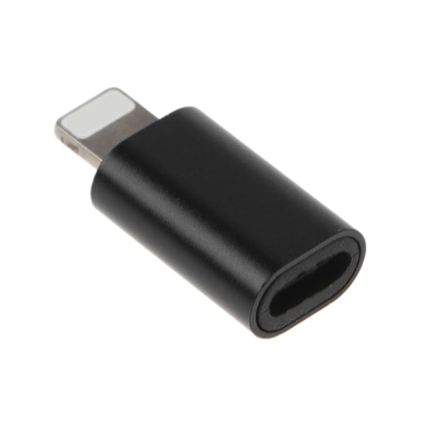 för Lightning hona till hane Adapter för laddning, kan inte överföra data för telefon för Ipod Tillbehör Black