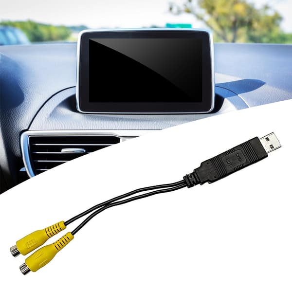 USB til CVBS video output enhed til tilslutning af bilradio nakkestøttemonitor