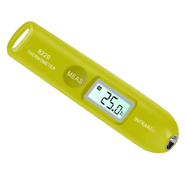 Handhållen Mini Digital Infraröd Termometer Bärbar Ficktemperatur Penna Termometer för kök Matlagning Stekning Green