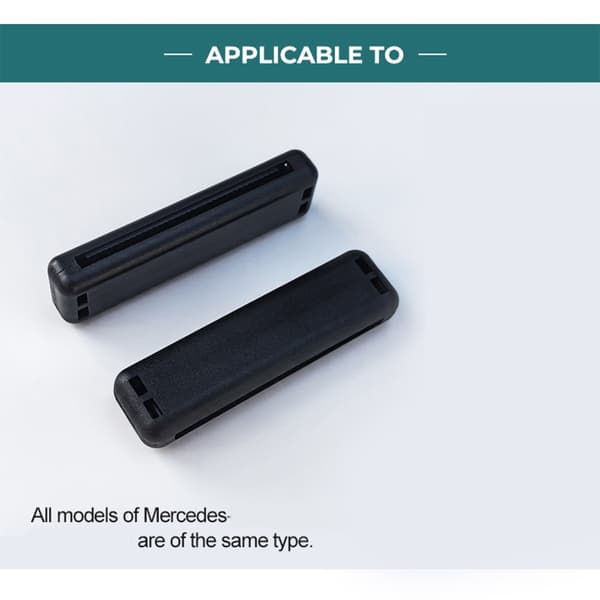 2 stk. ABS-bilsikkerhedssele-strammerholderclips med hurtig installation