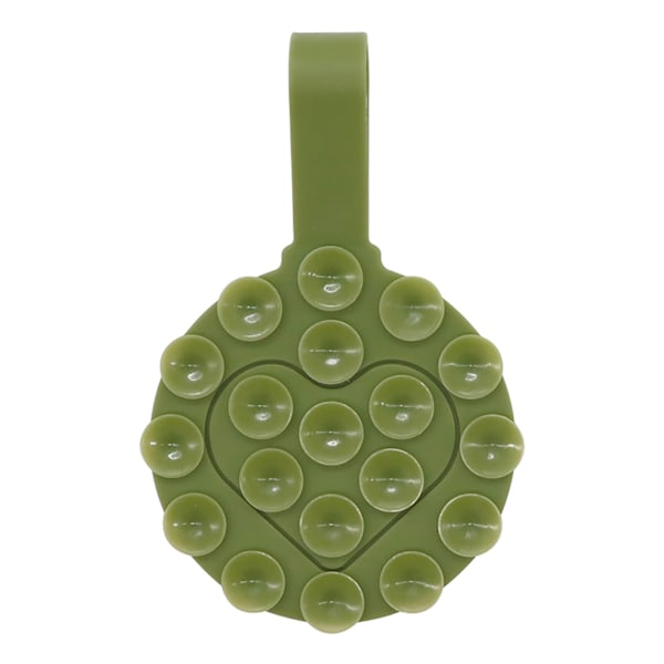 Säker telefonhållare i gummi med stark sugkopp, flexibel för alla ytor ArmyGreen
