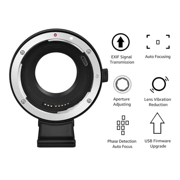 EF-FX1 Auto for Focus Mount Adapter Auto for Focus Converter for EF/EF-S Len