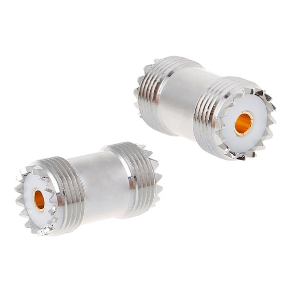 UHF SO239 Hun Til Hun Jack Panelmontering RF Koaksial Adapter Stik Lige