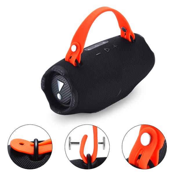 Bluetooth-kompatibla högtalarbärremmar för Xtreme 4/3/2 högtalarrem Black