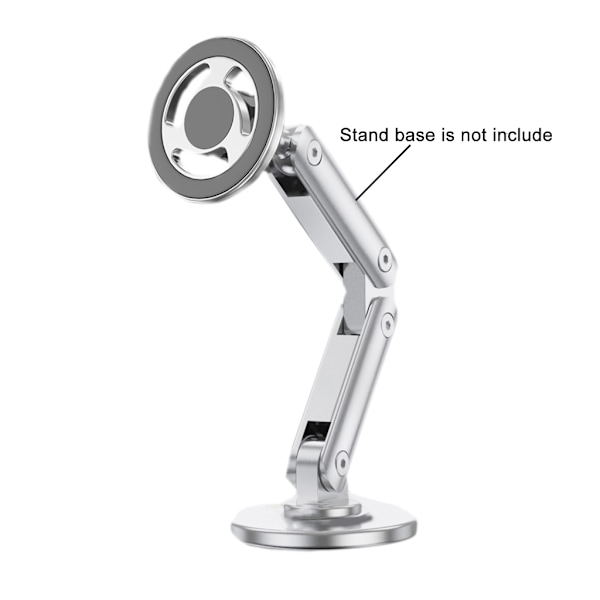 Magnet Huvud Passar 17mm Kulled Telefonhållare Magnetisk Bas för 15 14 13 Silver