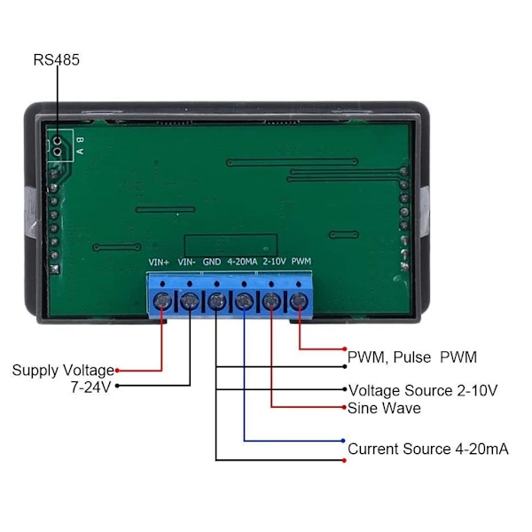 WSFG-06 PWM-pulsjusterbar modul Sinusvåg 1-1000Hz Sinusvågor 4-20mA 2-10V Signalgenerator WSFG-06