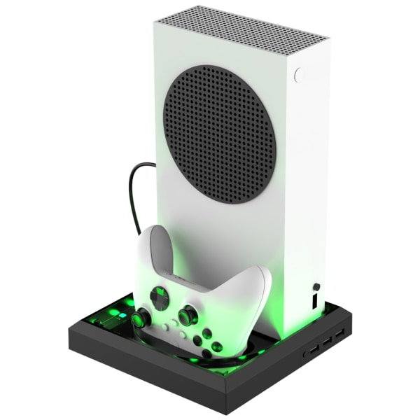 LED-ljusstativ för XboxSeries X/S RGB-ljusstativ med 3 USB portar