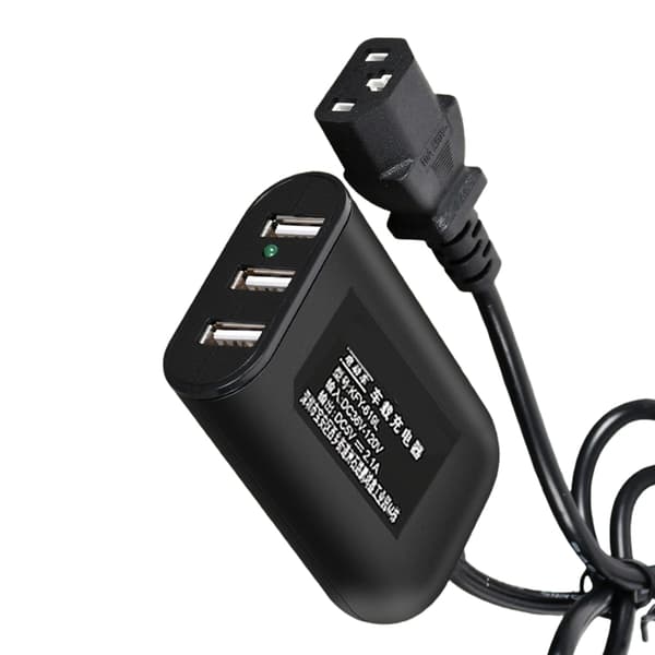 Kompakt USB-oplader til elbiler Opladningsadapter til telefoner tablets