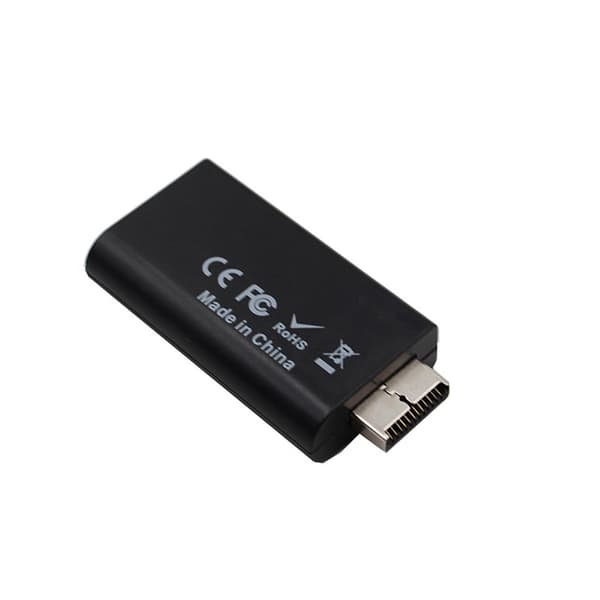 Spillekonsol til projektor konverter til HDMI-kompatibel adapter sort