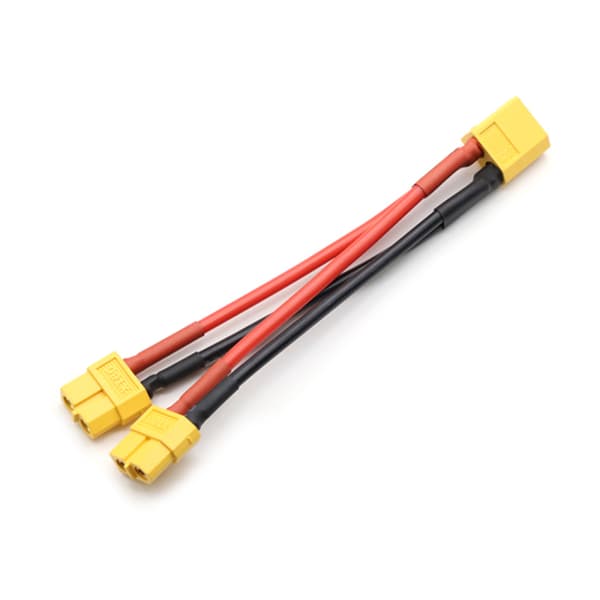 XT60 Parallel Batteristikforbindelseskabel Dobbelt Forlænger Y-splitter Han til Hun null - 2P