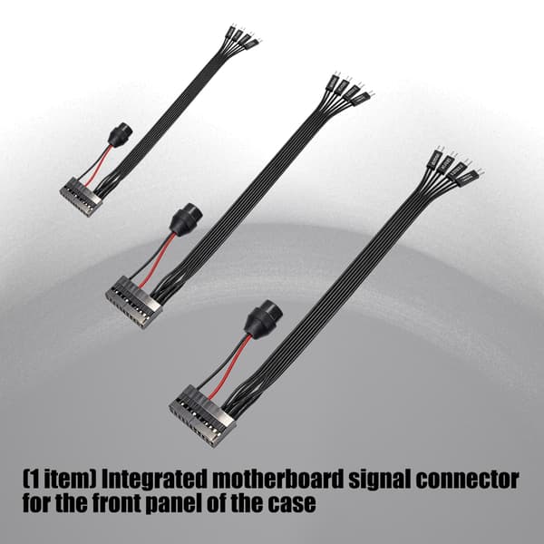 Intelligente 20Pin computerkabinet frontpanelstik til bundkortbrug 20cm