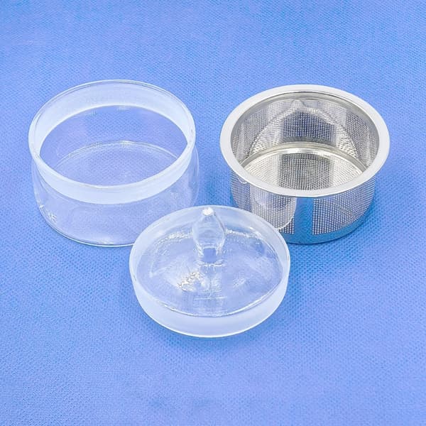 Ur Modifikation Tilbehørssæt Med Glasoliebeholder og Robust Rustfrit Stålnet 60x30mm