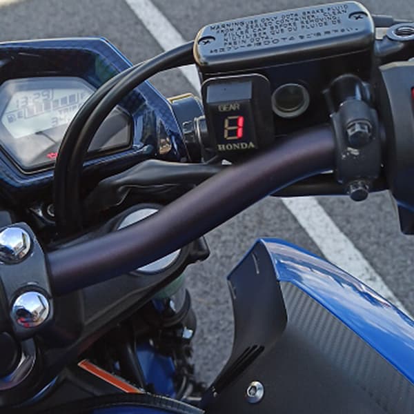 Vattentät LED-display Instrumentpanel Digital Hastighetsdisplay Motorcykel Växelindikator Red