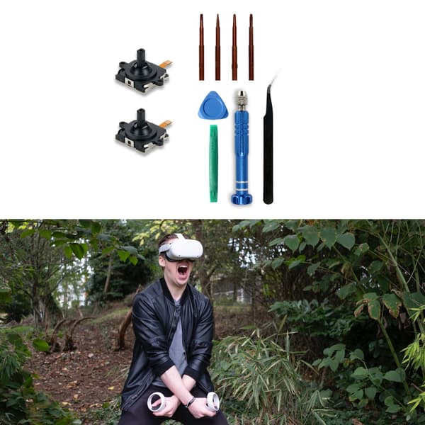 Erstatnings-tommelfingerpind Analog Joystick til Quest 2 Controller Tommelfingerpind