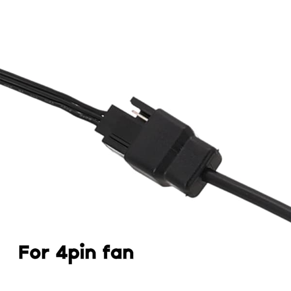 Effektiv 4-pin USB Laptop Køleventilator Kabel USB til 4-pin 3-pin Ventilator Strømforsyning 100