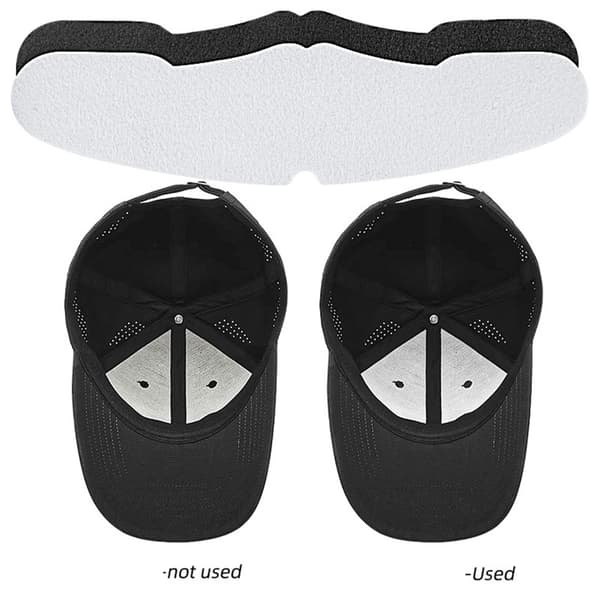 Filthetteforinger Baseballhette Innerforing 10 stk sett for menn kvinner idrettsutøvere Black