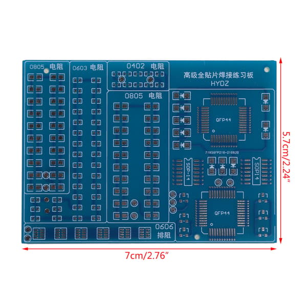 SMT Komponenter SMD Loddeøvelsesplade DIY Kit Diode Modstand Til Beg