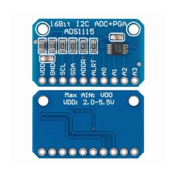 ADS1115 I2C 16-bits ADC Modul 4 Kanal Utviklingskort Lavt Strømforbruk 1 set