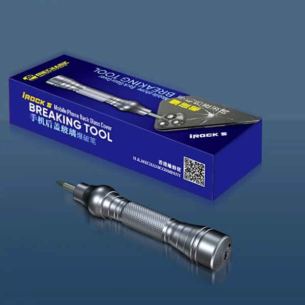 Ny Sprängpenna för Telefon 11 12 Mini Bakre Glasbrytning Automatisk Center Punch