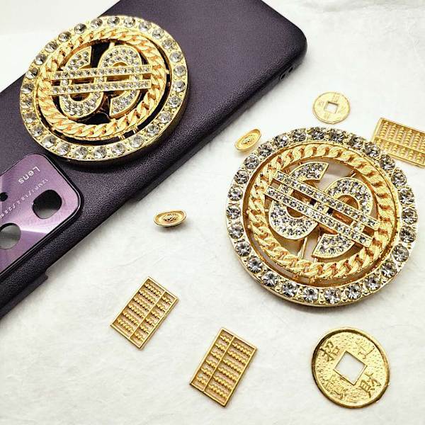 Ring Stand Holder för Time Comes Zinc Alloy 360° Rotation Mobiltelefon Ring Stand large